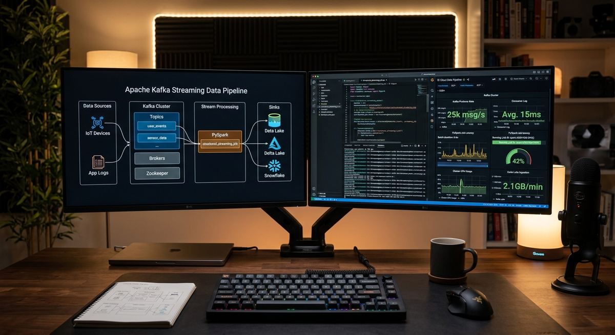 Data engineering code and pipeline architecture in a project workspace